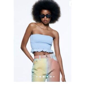 Zara women's crop top size M